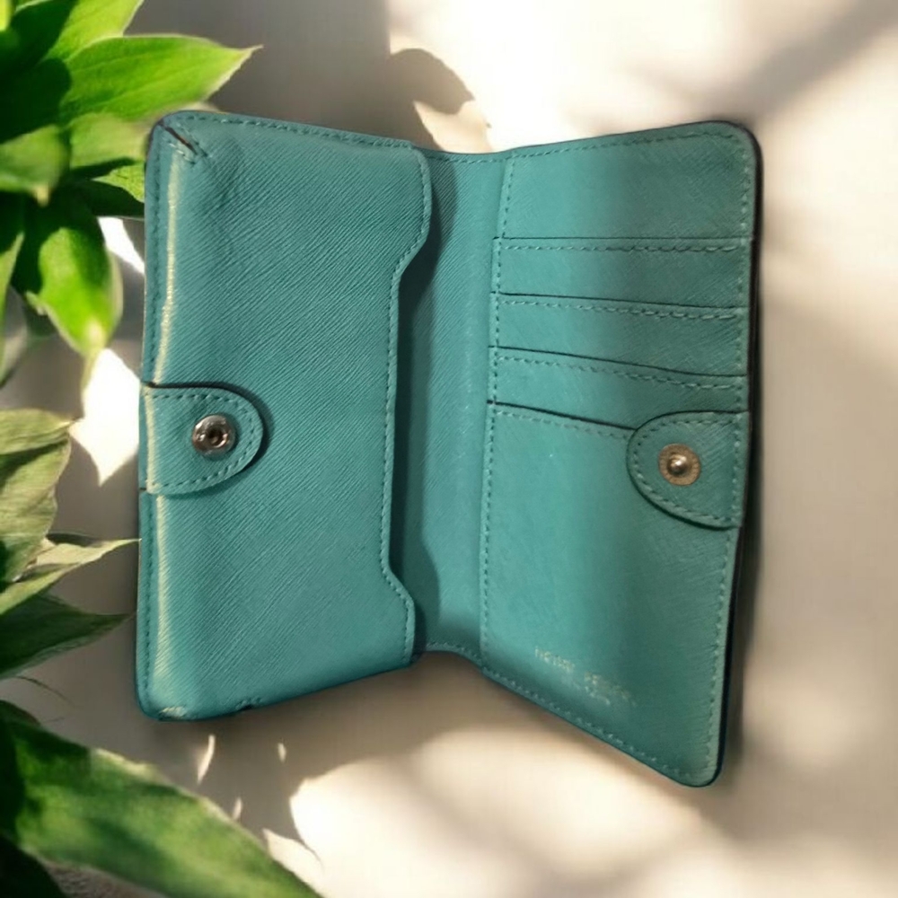 Henri Bendel Turquoise Wallet